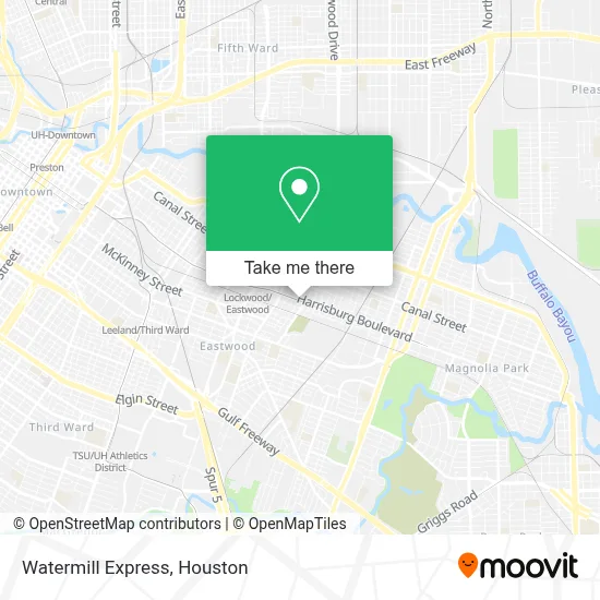 Watermill Express map