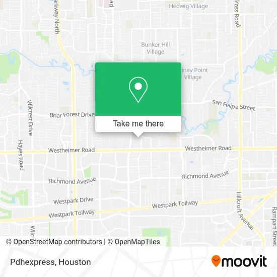 Pdhexpress map