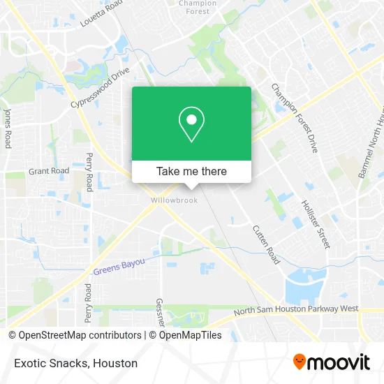 Exotic Snacks map