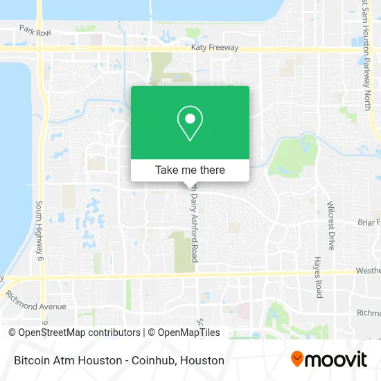 Bitcoin Atm Houston - Coinhub map