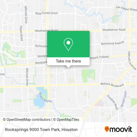 Rocksprings 9000 Town Park map