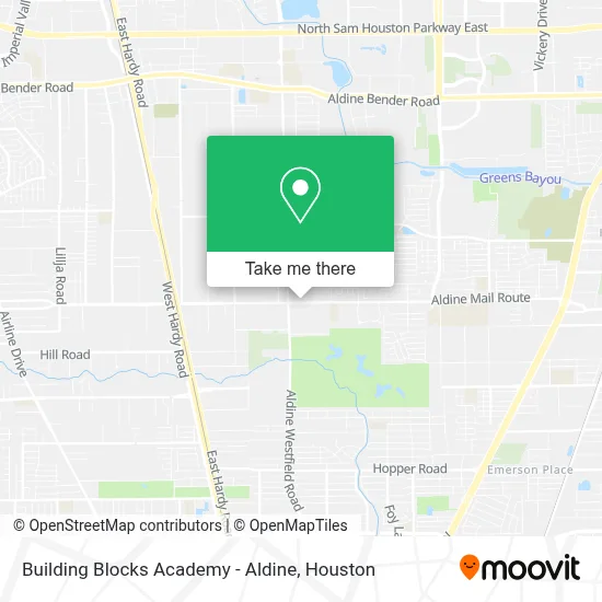 Building Blocks Academy - Aldine map