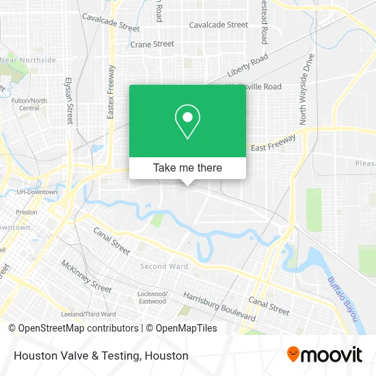 Houston Valve & Testing map