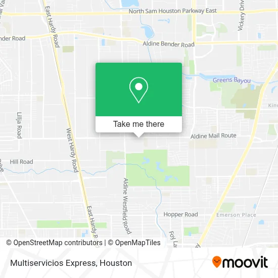 Multiservicios Express map