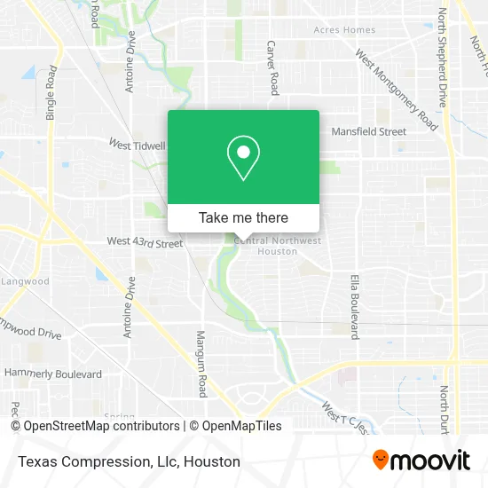 Texas Compression, Llc map