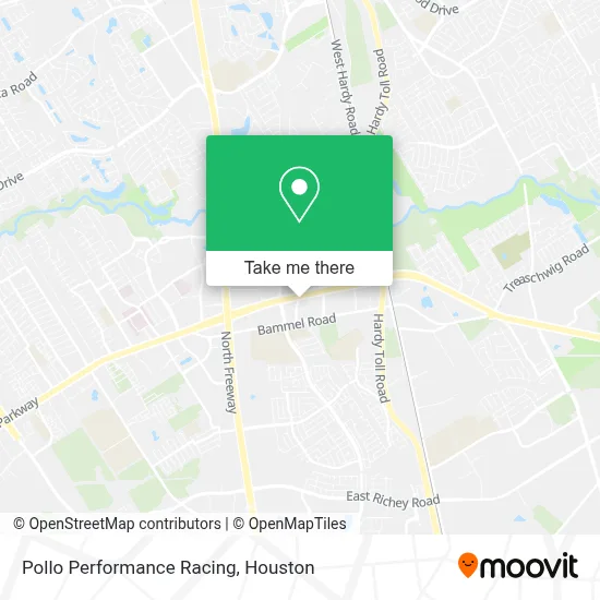 Pollo Performance Racing map