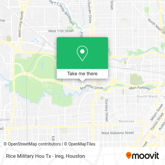 Rice Military Hou Tx - Ireg map