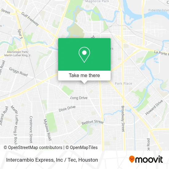 Intercambio Express, Inc / Tec map