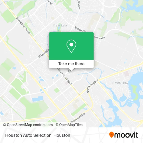 Houston Auto Selection map