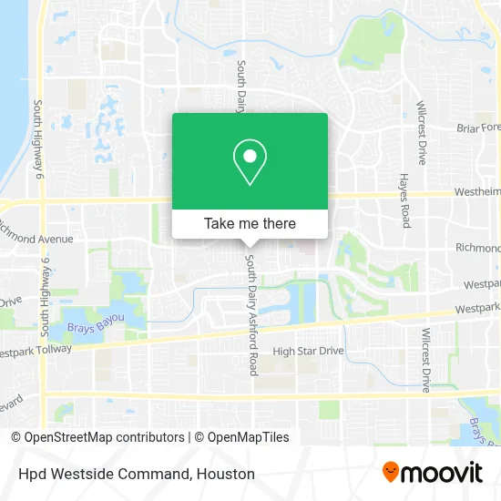 Hpd Westside Command map