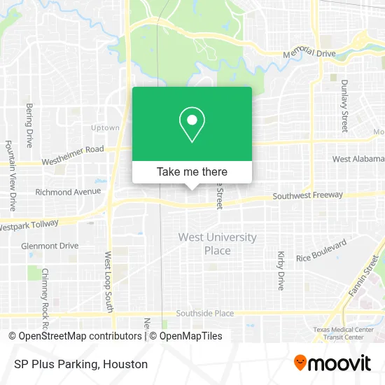 SP Plus Parking map