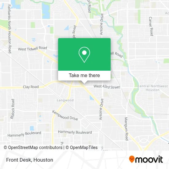 Front Desk map