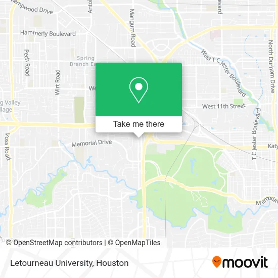 Letourneau University map