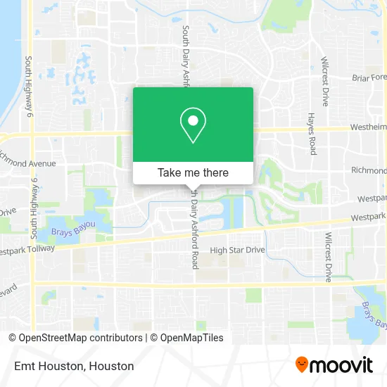 Emt Houston map