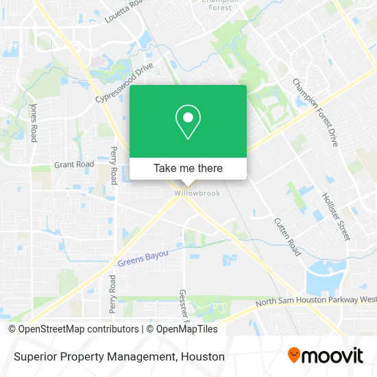 Superior Property Management map