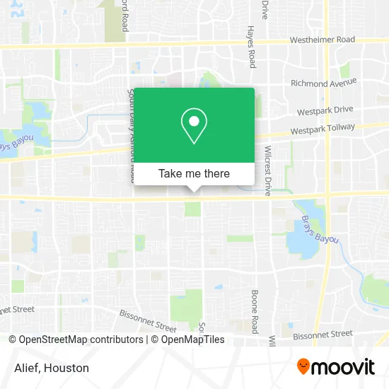 Alief map