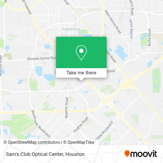 Sam's Club Optical Center map