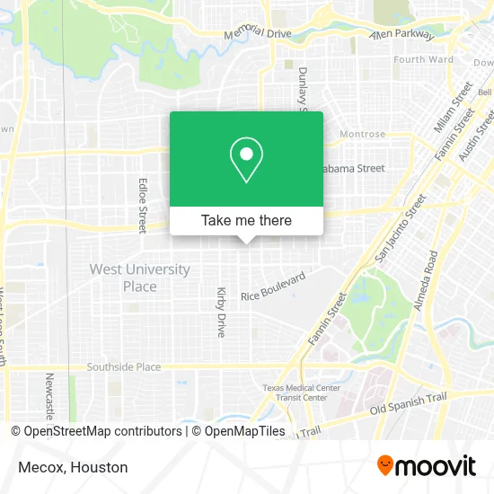 Mecox map
