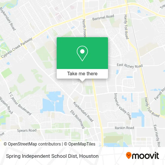 Spring Independent School Dist map