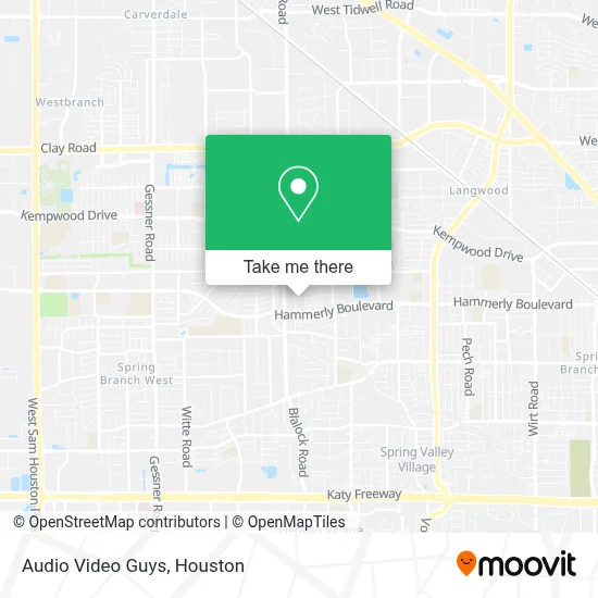 Audio Video Guys map