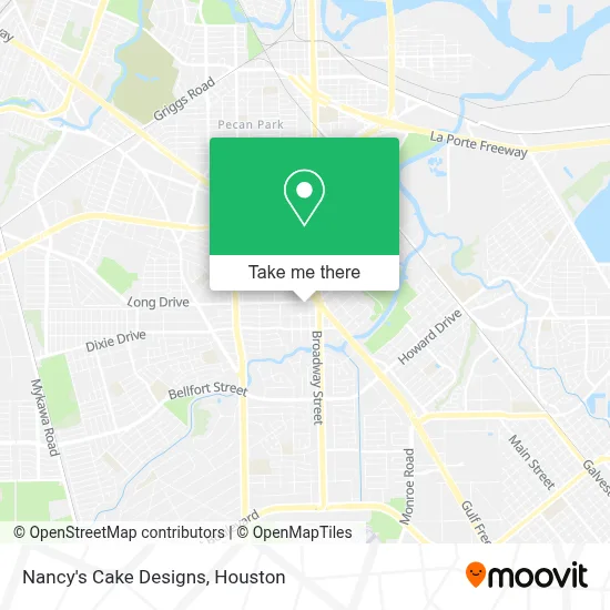 Nancy's Cake Designs map