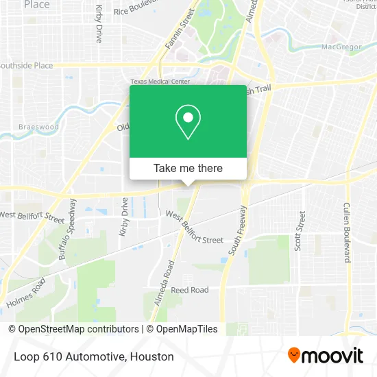 Loop 610 Automotive map