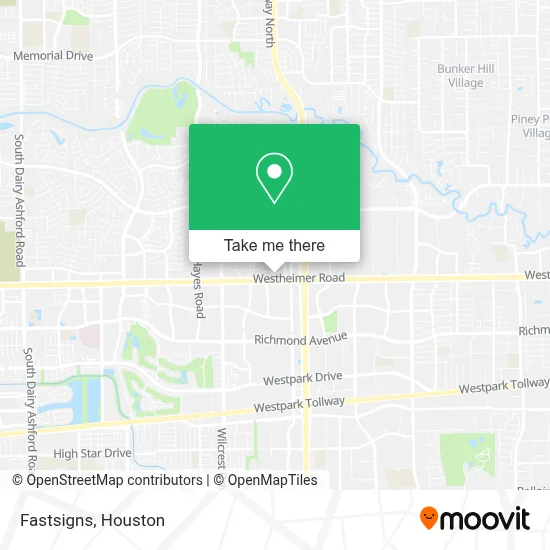 Fastsigns map