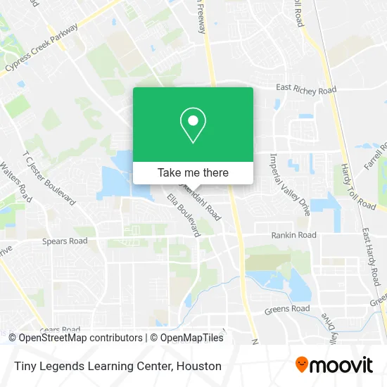 Tiny Legends Learning Center map