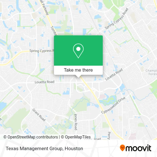 Texas Management Group map