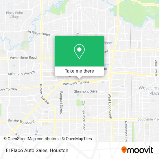 El Flaco Auto Sales map