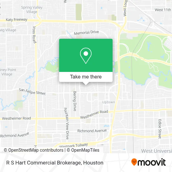 R S Hart Commercial Brokerage map