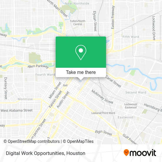 Digital Work Opportunities map