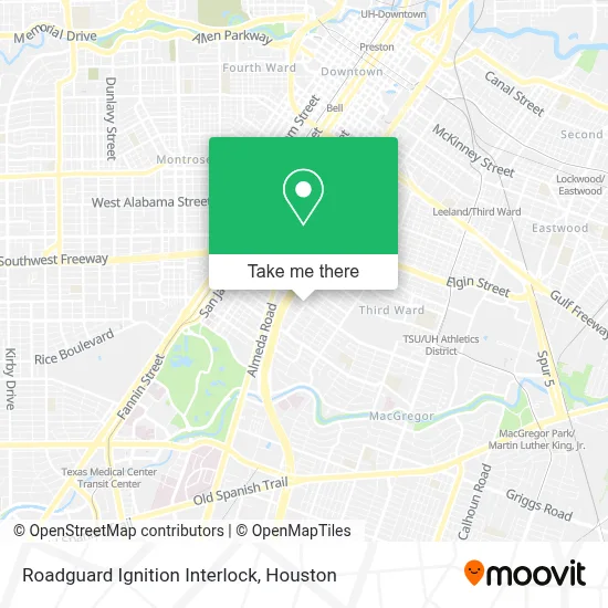 Roadguard Ignition Interlock map