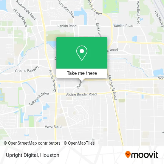 Upright Digital map