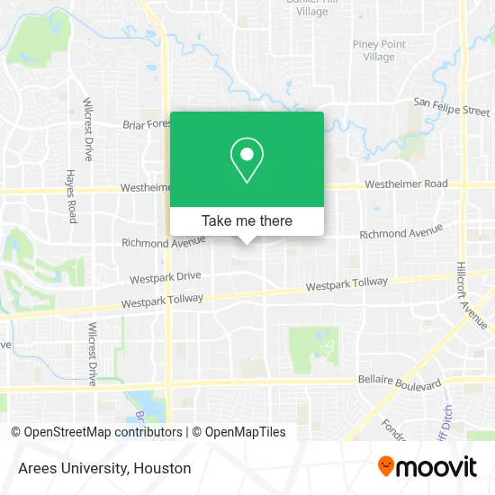Arees University map