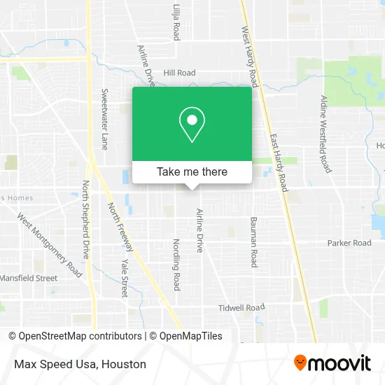 Max Speed Usa map