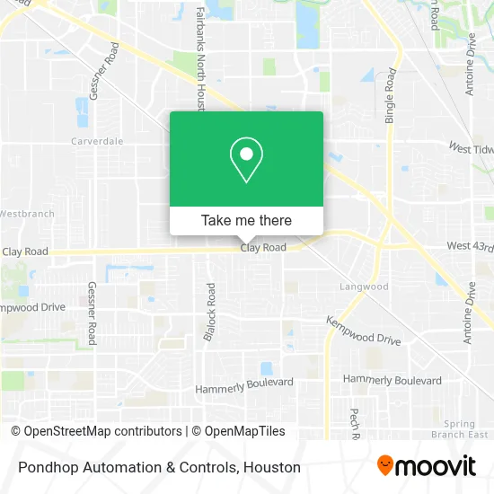 Pondhop Automation & Controls map