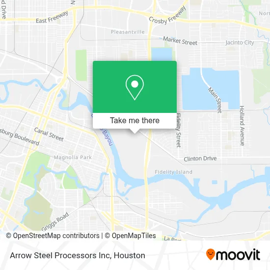 Arrow Steel Processors Inc map