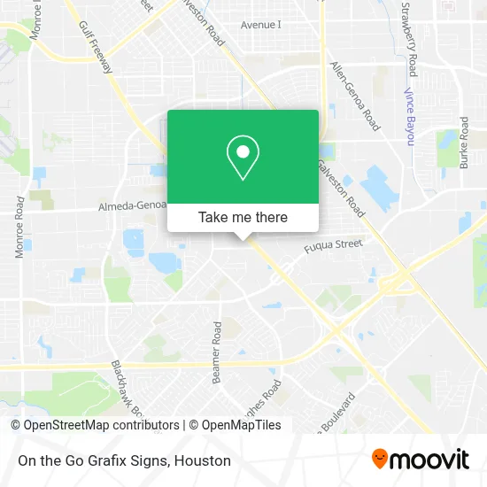 On the Go Grafix Signs map