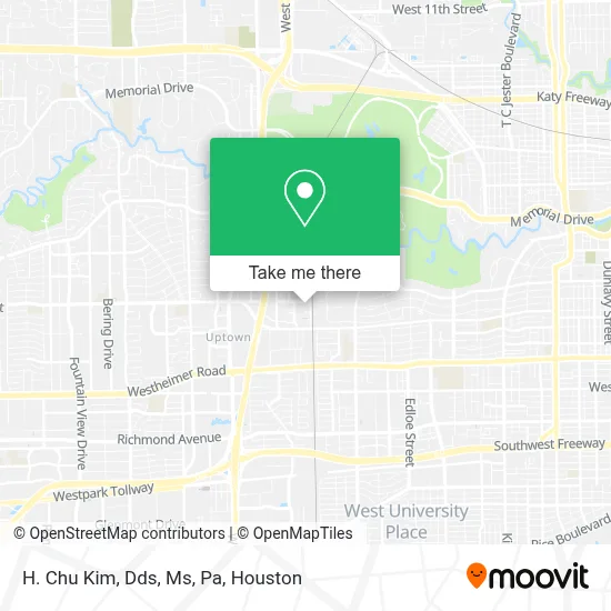 H. Chu Kim, Dds, Ms, Pa map