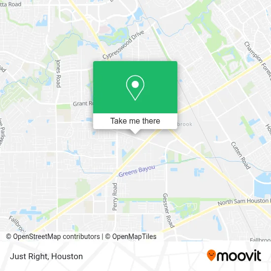 Just Right map