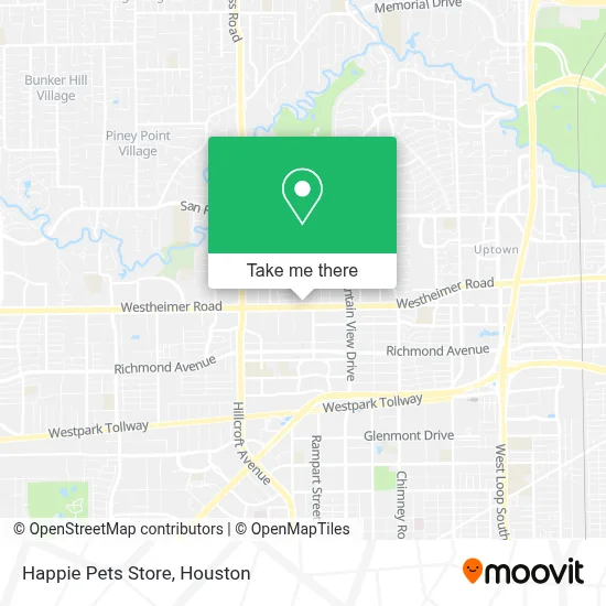 Happie Pets Store map