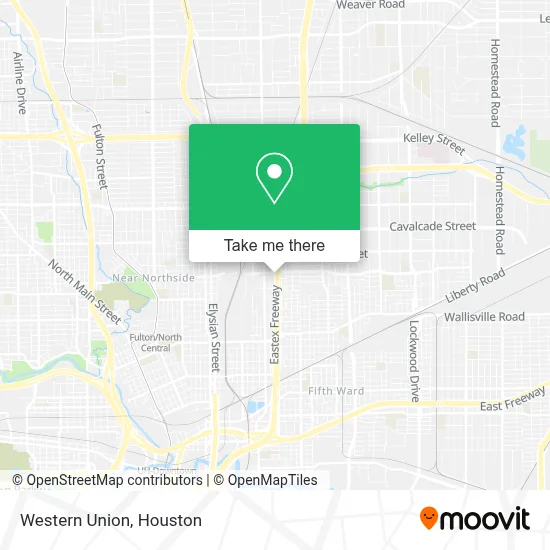 Western Union map