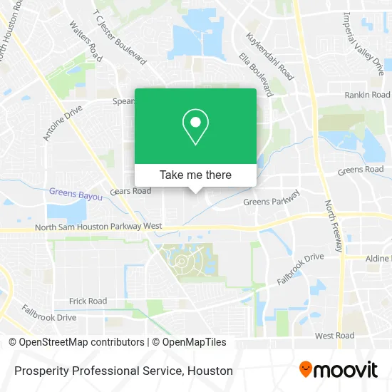 Prosperity Professional Service map