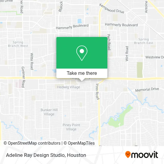 Adeline Ray Design Studio map