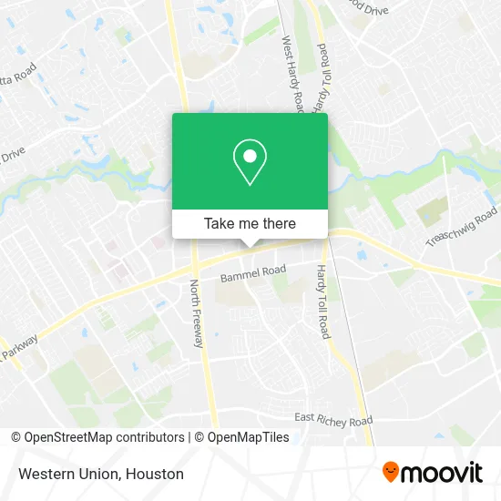 Western Union map