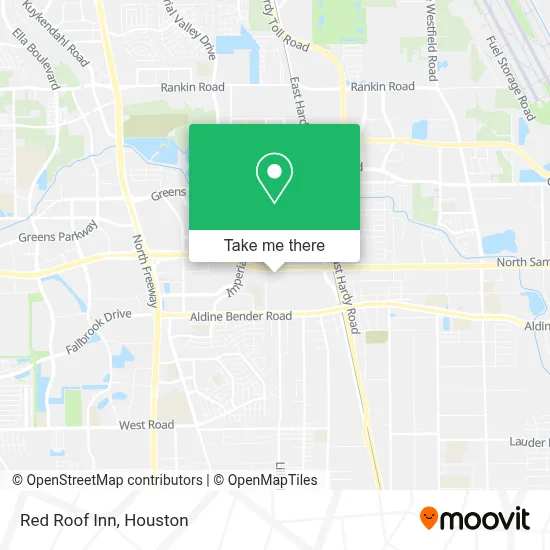 Red Roof Inn map
