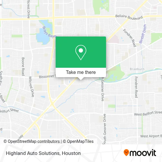 Highland Auto Solutions map