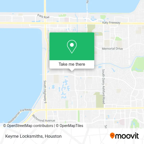 Keyme Locksmiths map