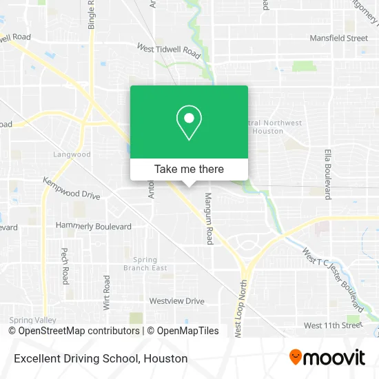 Excellent Driving School map